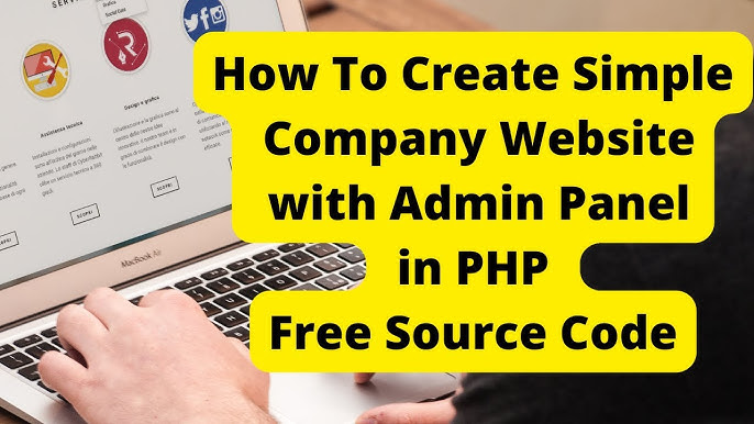 How to create Company Website with Admin Panel in PHP