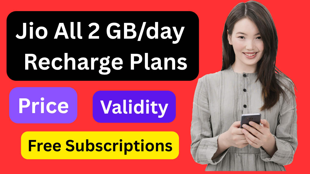 Jio 2GB Data Per Day Plans