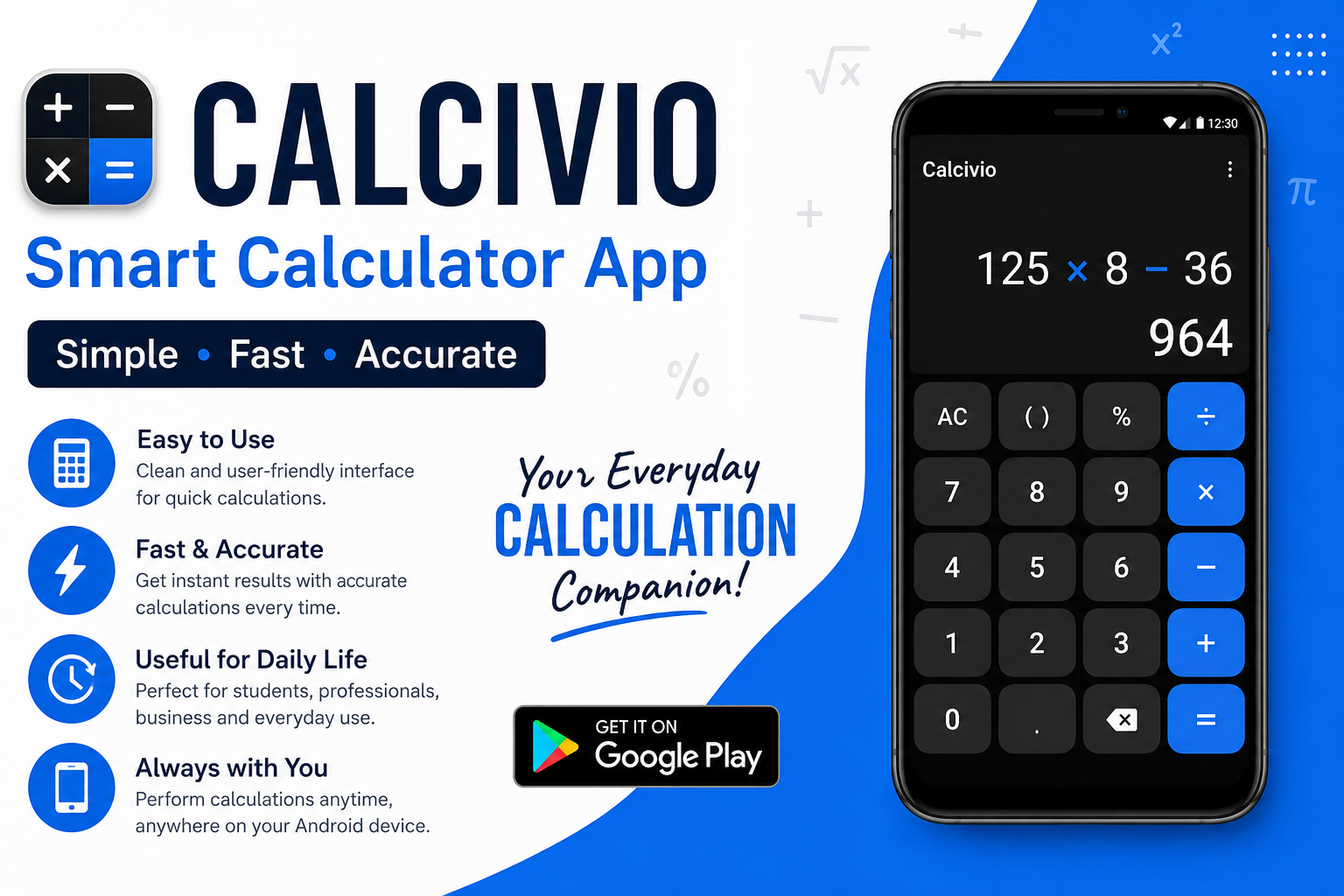Calcivio – Smart Calculator App: Simplify Your Daily Calculations