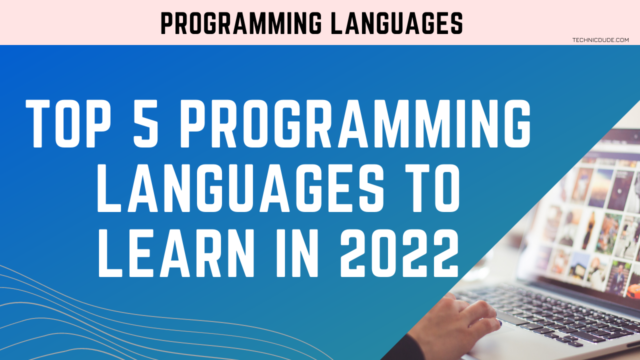 Top 5 Best Programming Languages To Learn in 2024