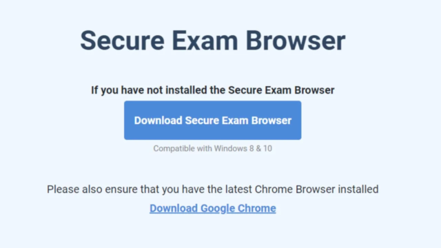 How to download and install latest version of Secure Exam Browser