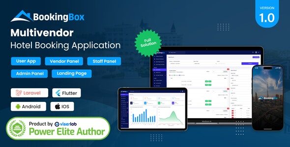 Complete MultiVendor Hotel Booking Application SAAS