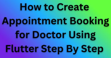 Appointment Booking for Doctor Using Flutter