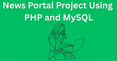 News Portal Website Using PHP and MySQL